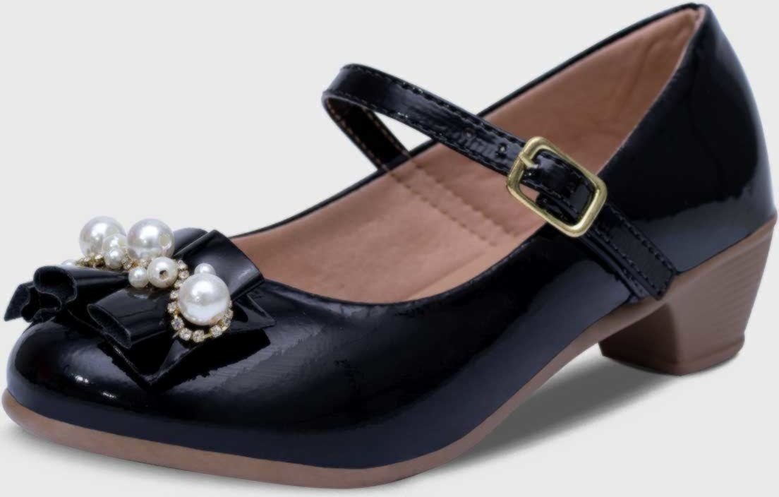 Imagem principal Infantil - Sapato de Salto Popidi Menina Perola Sanfonado branco branco