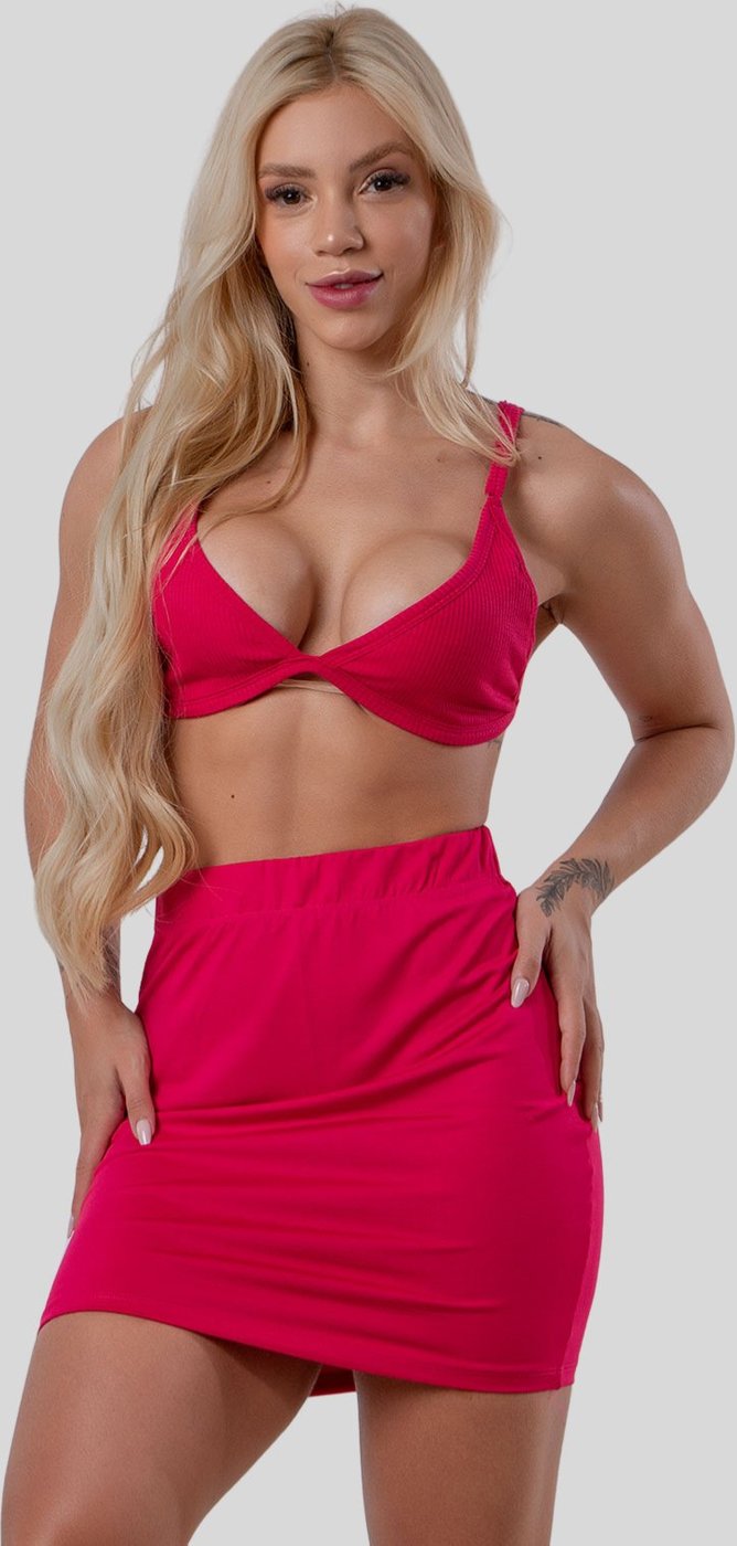 Saia Curta Feminina Suplex Tubinho Elegante