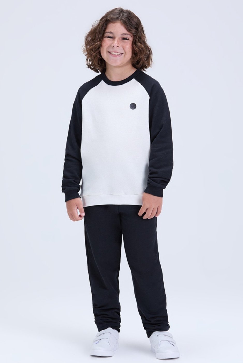 Imagem principal Infantil - Conjunto de Inverno Masculino Moletom Raglan com Aplique VIDA COSTEIRA caramelo VIDA COSTEIRA caramelo