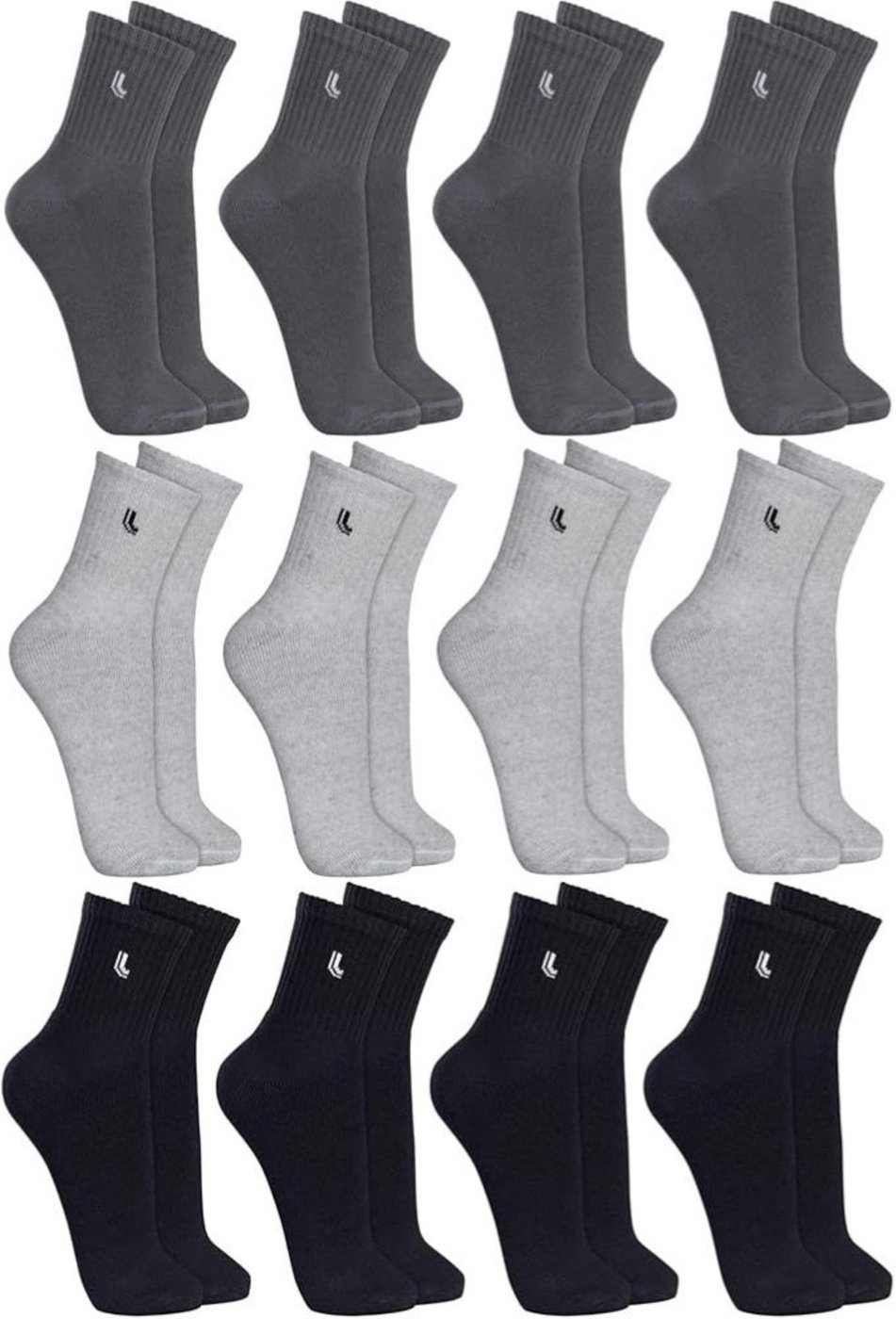 Meia Lupo Sport Cano Médio 3245 C/12