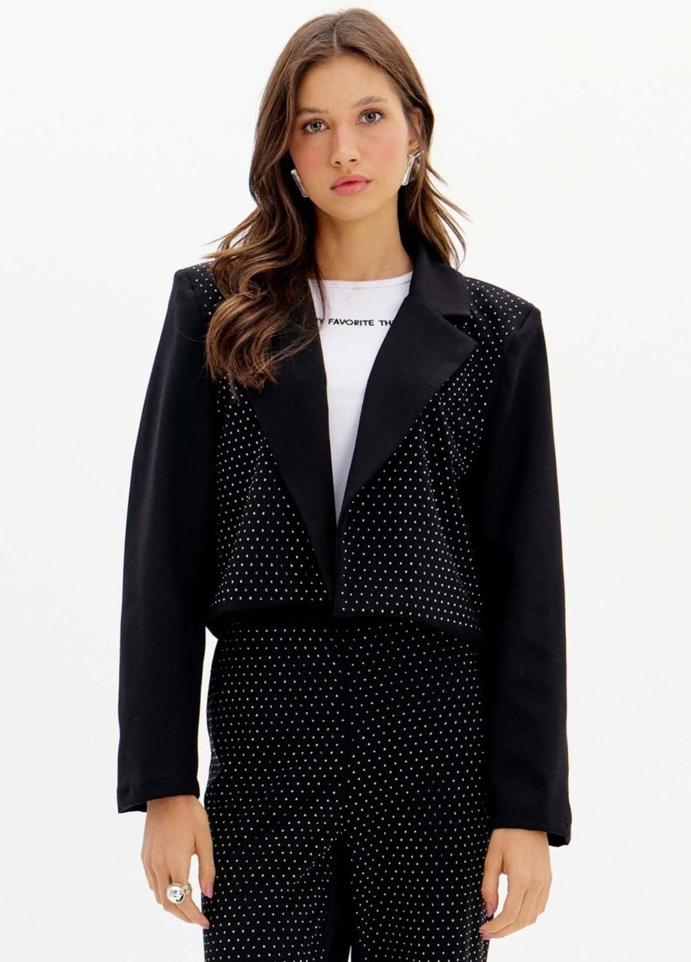 Blazer Tradicional com Brilhos