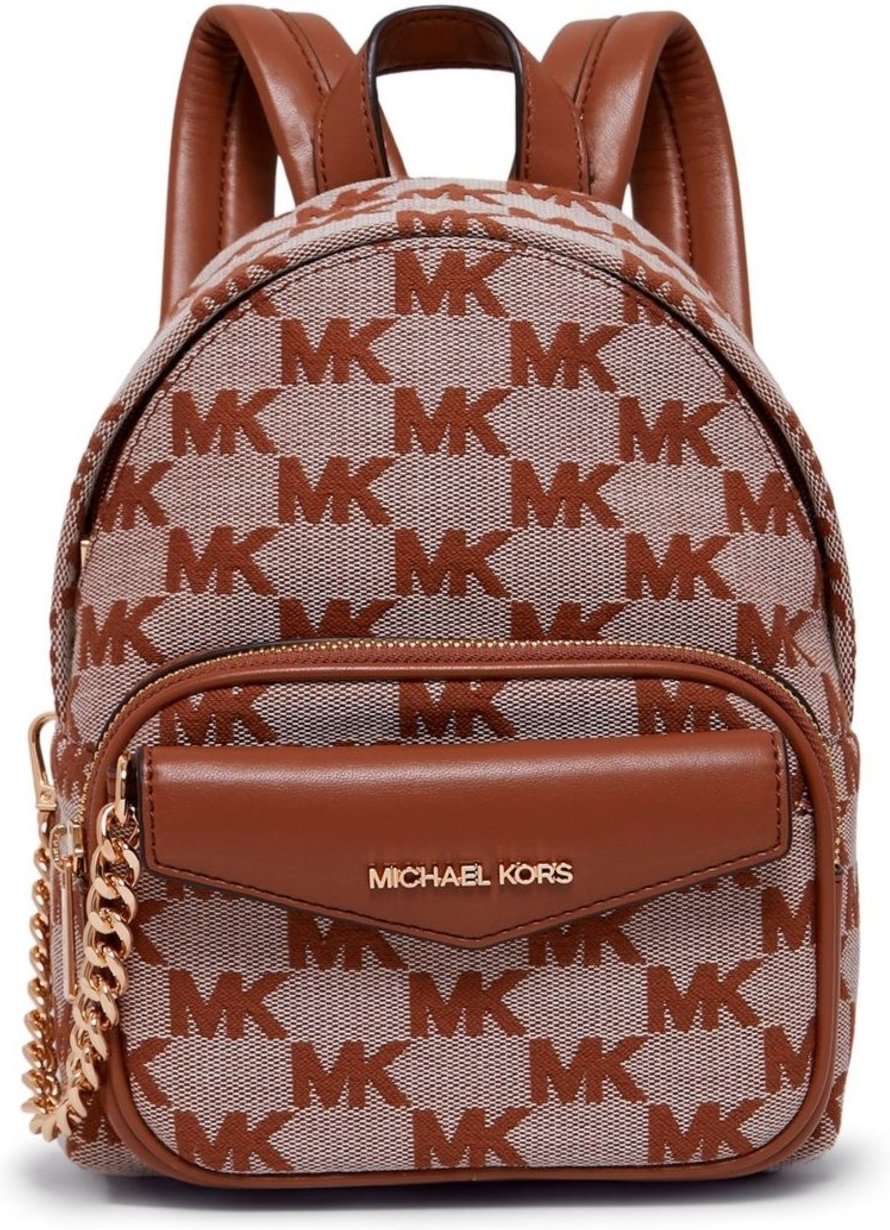 Imagem principal Mochila Maisie 2In1 Logo Pequena 35S4g5mb0j230 Michael Kors caramelo Michael Kors caramelo
