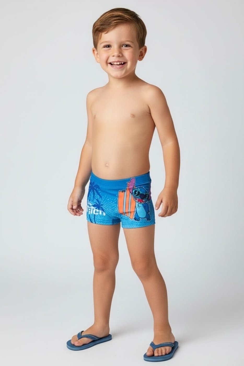 Imagem principal Sunga Disney Masculino Sublimada Stitch azul Disney azul