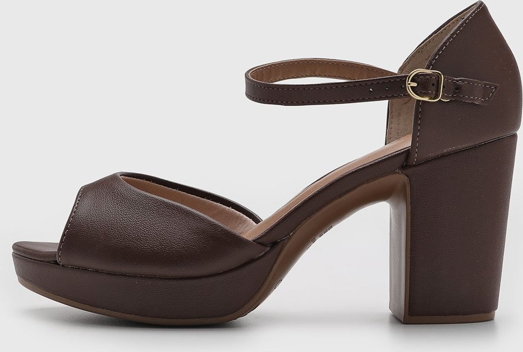 Sandália Feminina Beira Rio Salto Grosso