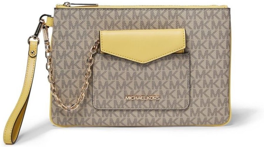 Imagem principal Carteira Jet Set 2N1 Logo Grande 35S3gttw9b716 Michael Kors amarelo Michael Kors amarelo