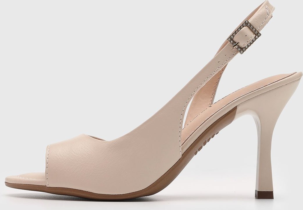 Sandália Feminina Dakota Salto Fino Off-white