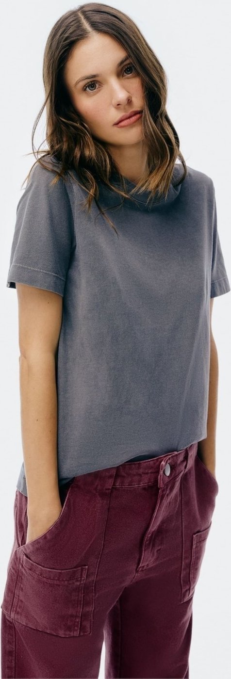 Imagem principal Blusa Feminina Manga Curta Estonada Hering preto Hering preto