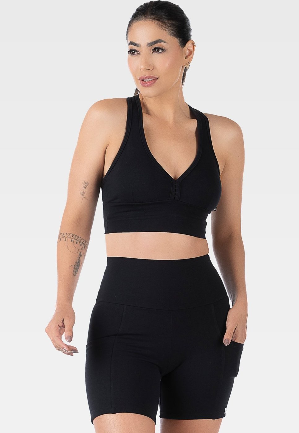 Conjunto Fitness Suplex Top e Short Summer Soul