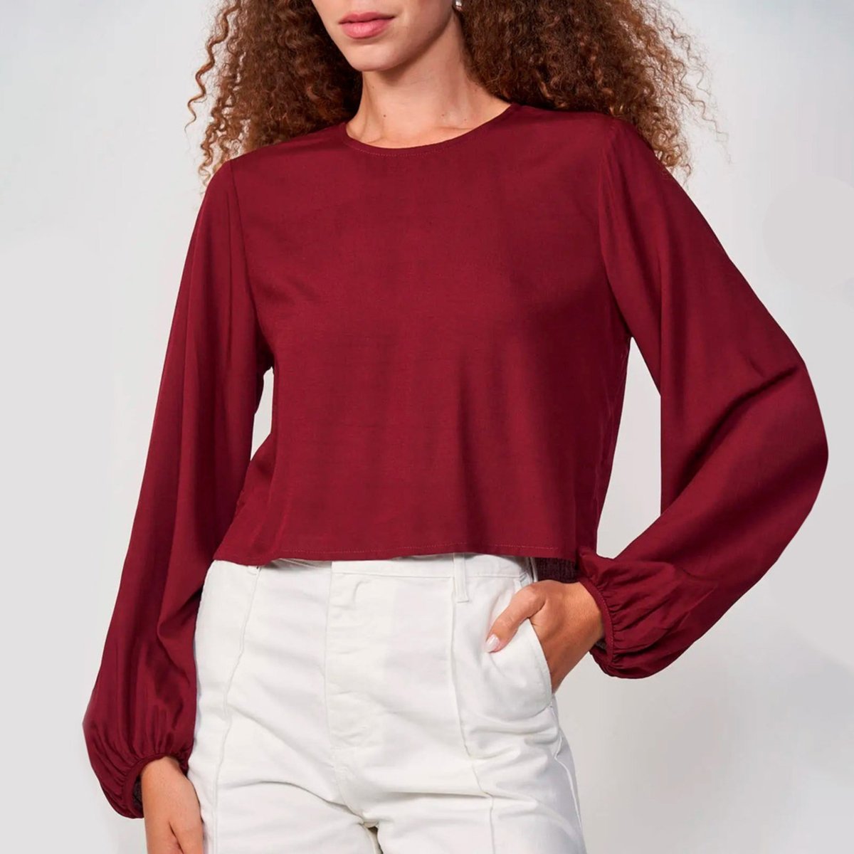 Imagem principal Blusa Colcci Manga Longa In25 Feminino bordô Colcci bordô