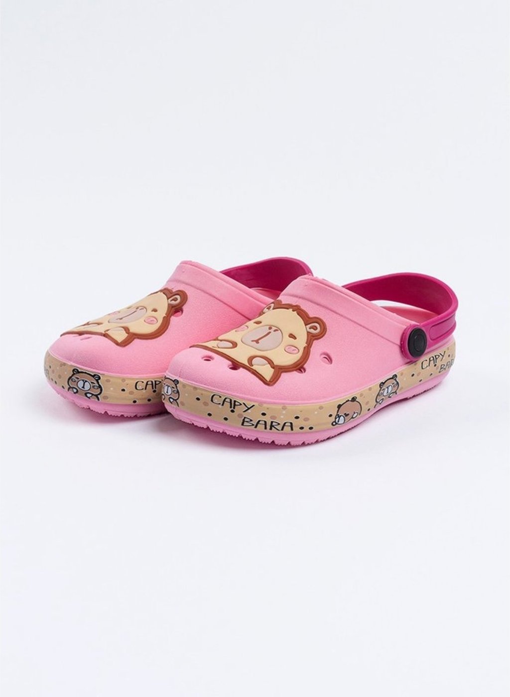 Imagem principal Infantil - Babuche Menina com Tira Pink Capivara Molekada rosa Molekada rosa