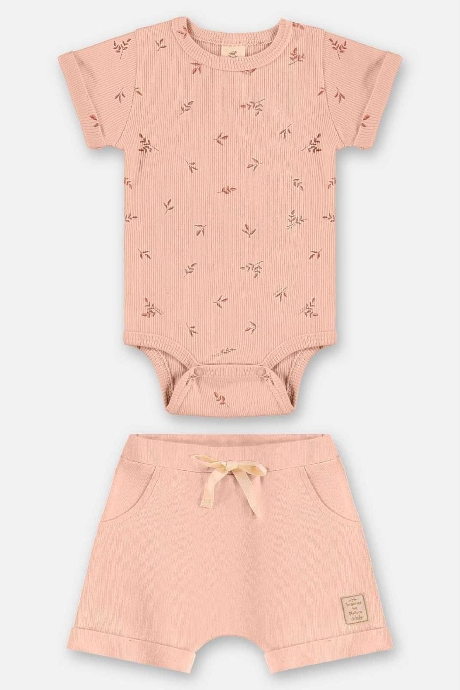 Imagem principal Infantil - Conjunto Body e Short Unissex Up Baby rosa Up Baby rosa