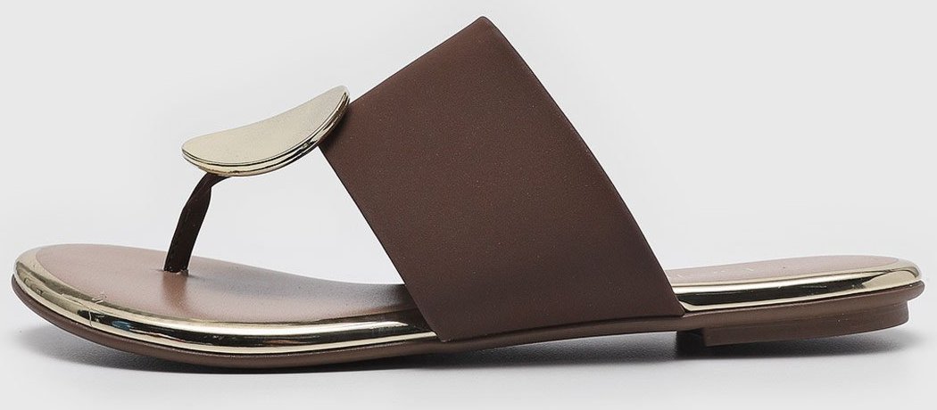 Imagem principal Rasteira Feminina Beira Rio Detalhe Metálico nude BEIRA RIO nude