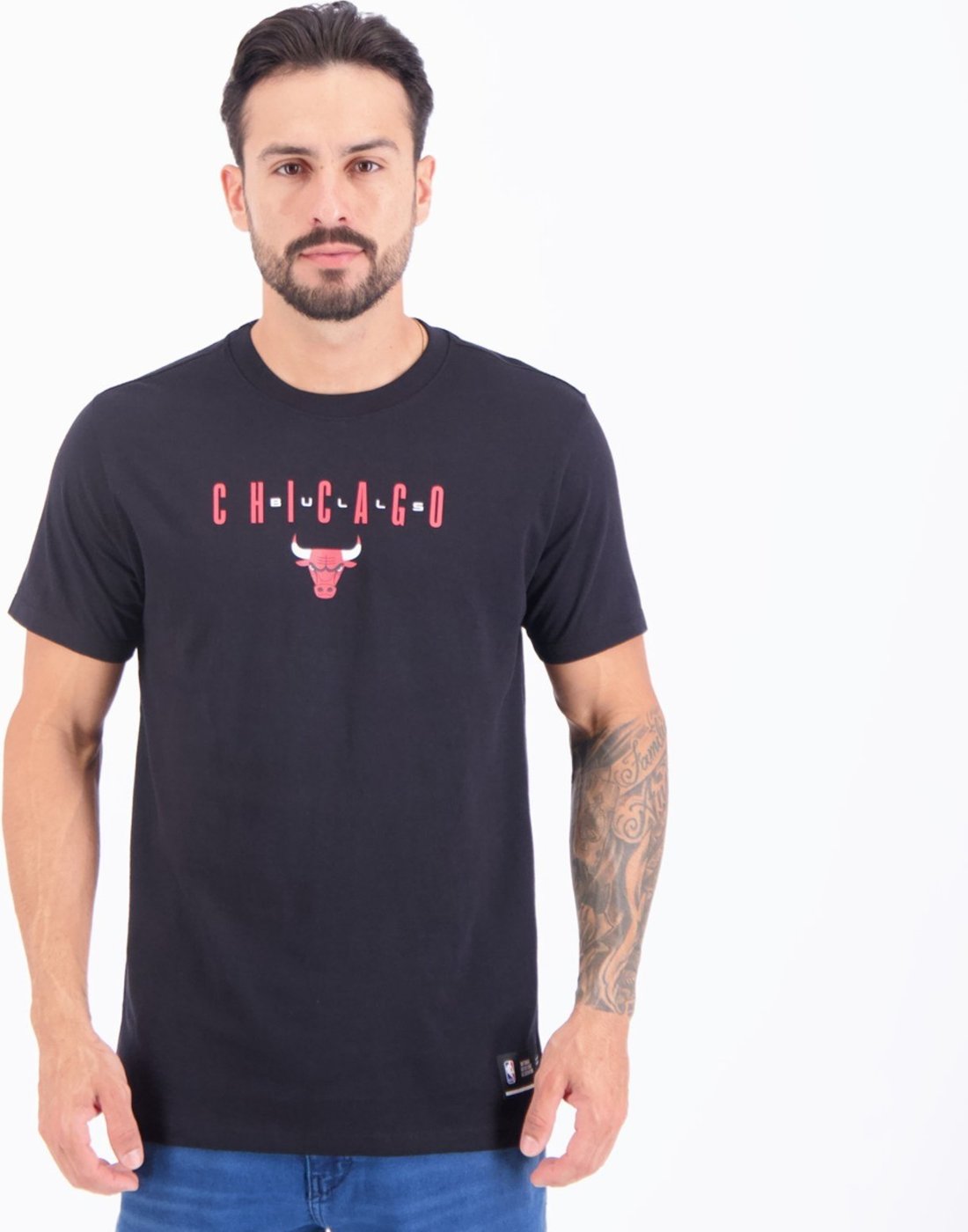 Camiseta NBA Chicago Bulls Spell Preta
