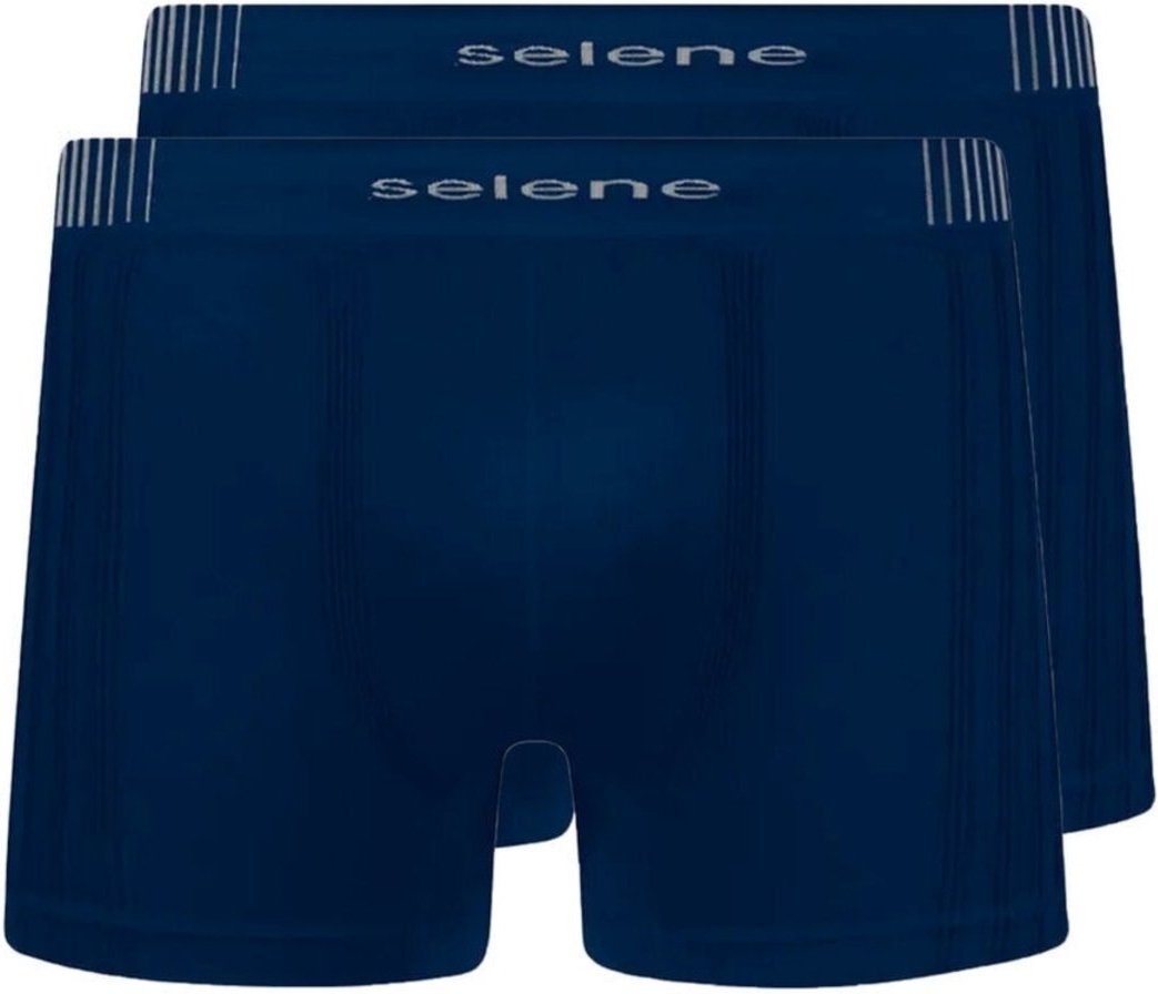 Imagem principal Kit com 2 Cuecas Boxer Selene 11070-002 azul marinho SELENE azul marinho