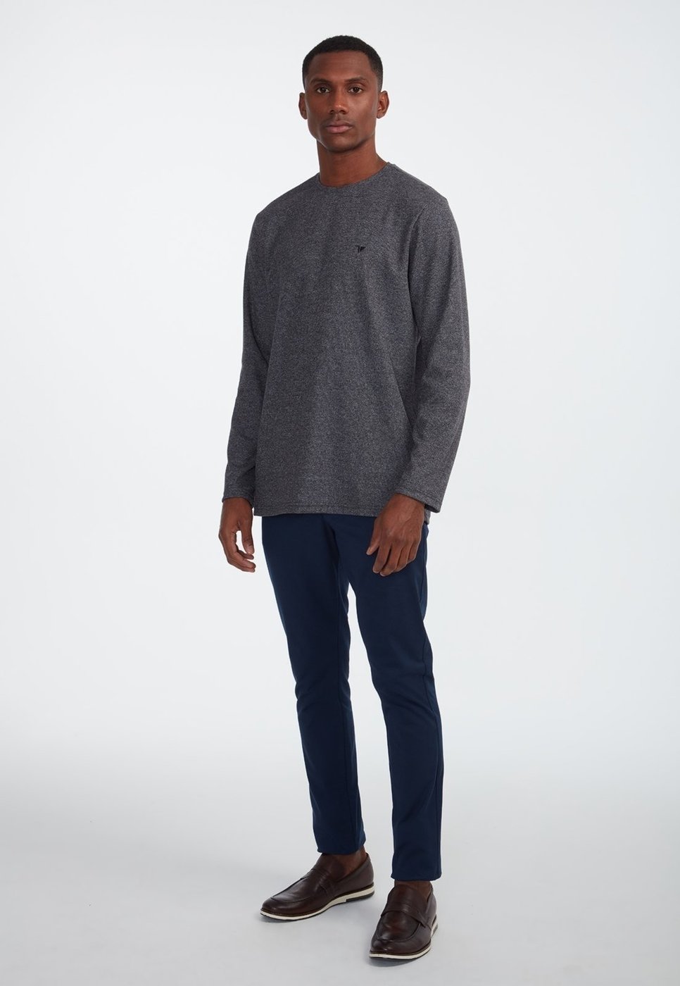 Imagem principal Calça Traymon Skinny Algodão Egípcio Marinho azul marinho Traymon azul marinho