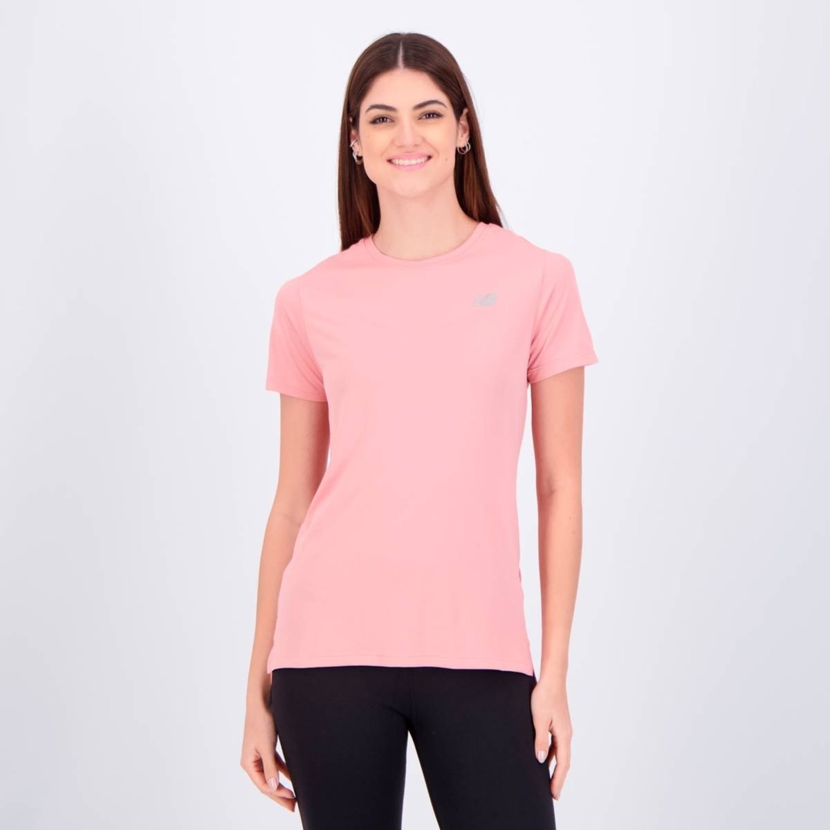 Imagem principal Camiseta New Balance Sport Essentials Feminina rosa New Balance rosa