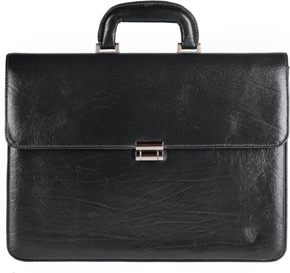 Imagem principal Maleta Vira Vento De Couro Masculina Matias preto Vira Vento preto