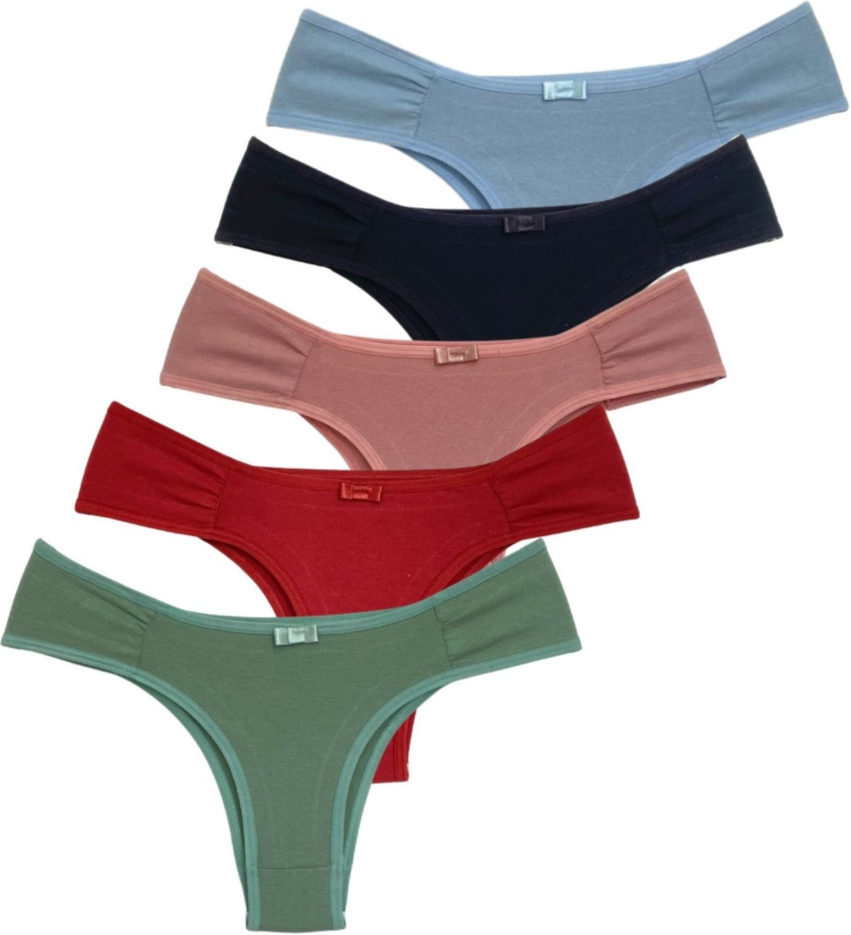 Imagem principal Calcinha algodão COLOR REF202C Kit/05 calsinha feminina Doce Encanto azul/multicolorido/preto/rosa/verde/vermelho Doce Encanto azul/multicolorido/preto/rosa/verde/vermelho