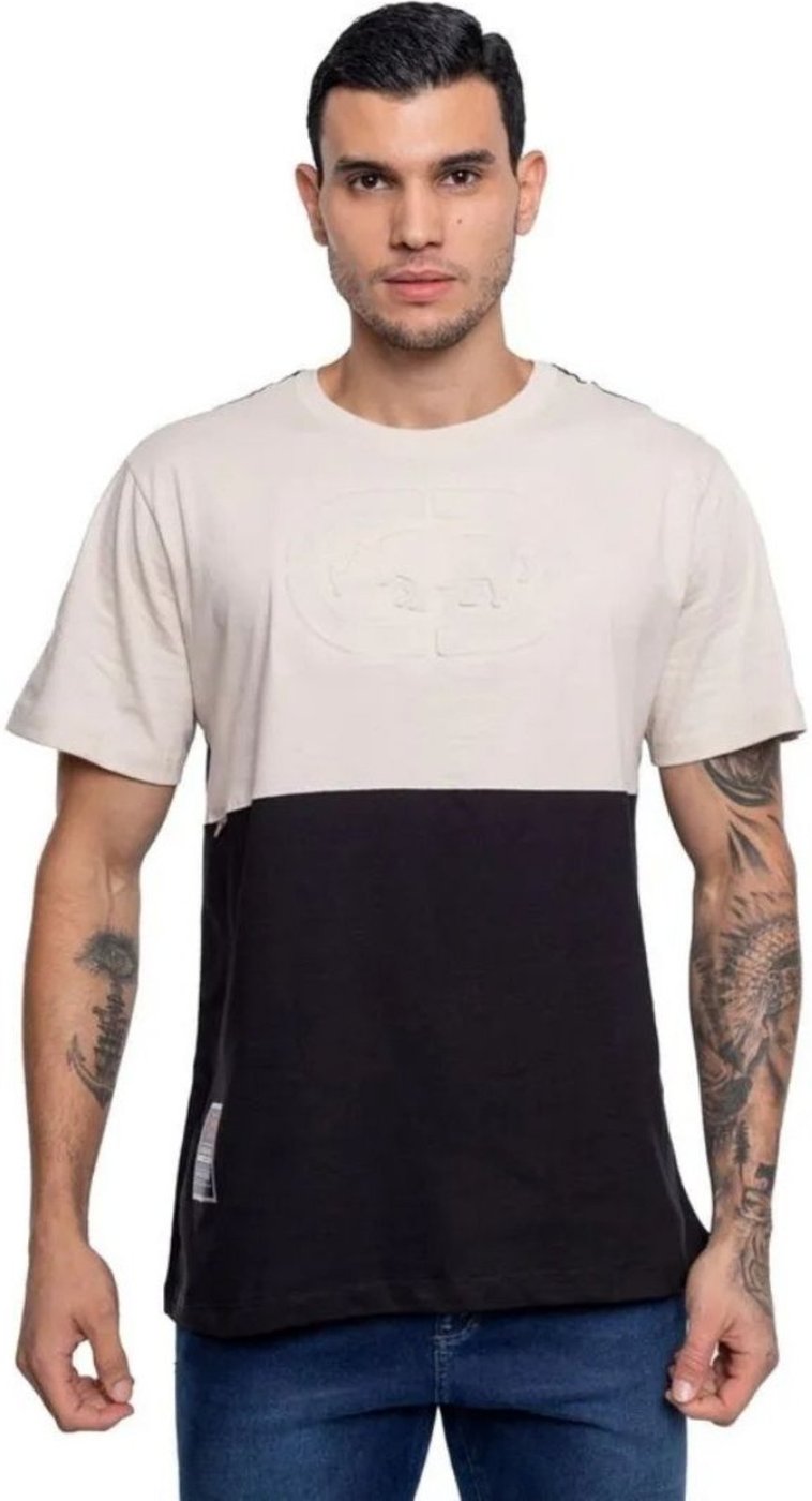 Camiseta Ecko Especial Mescla Duo Collor Original