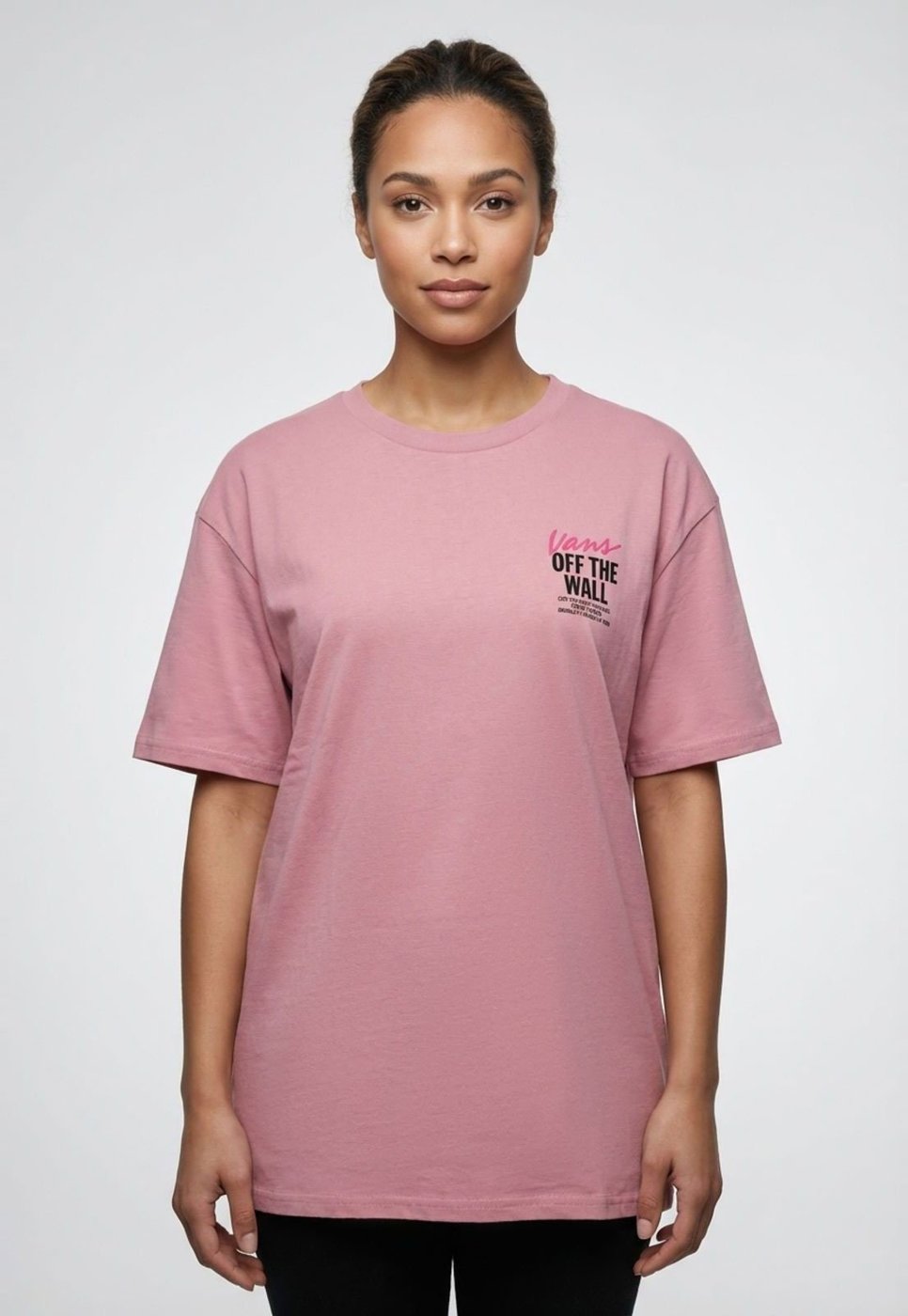Imagem principal Camiseta Feminina Vans Logo Knit rosa Vans rosa