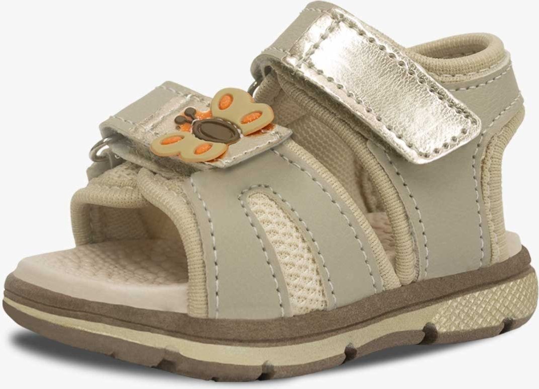 Imagem principal Infantil - Sandalia Papete Pópidi Menina Calce Facil Borboleta bege Pópidí bege