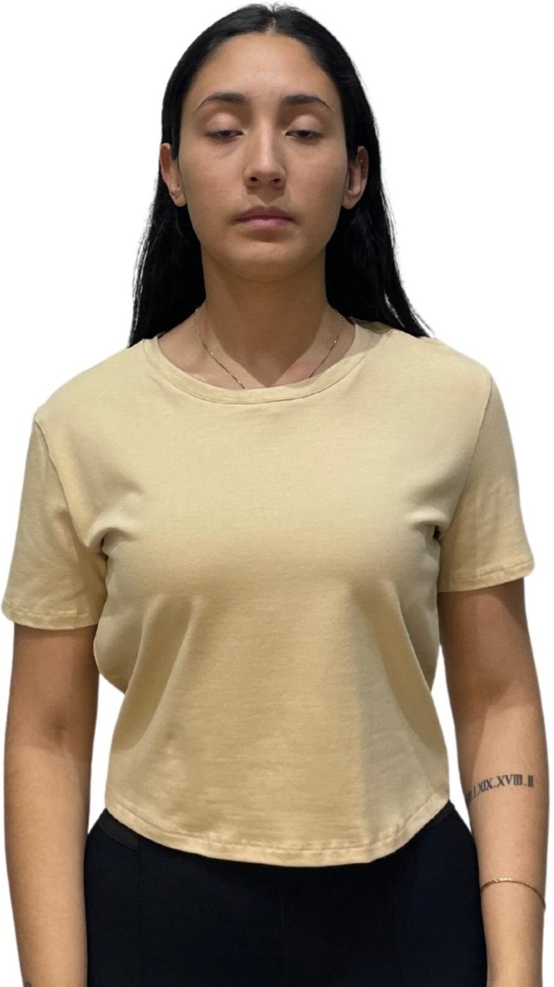 T-Shirt Feminina Cropped Básica