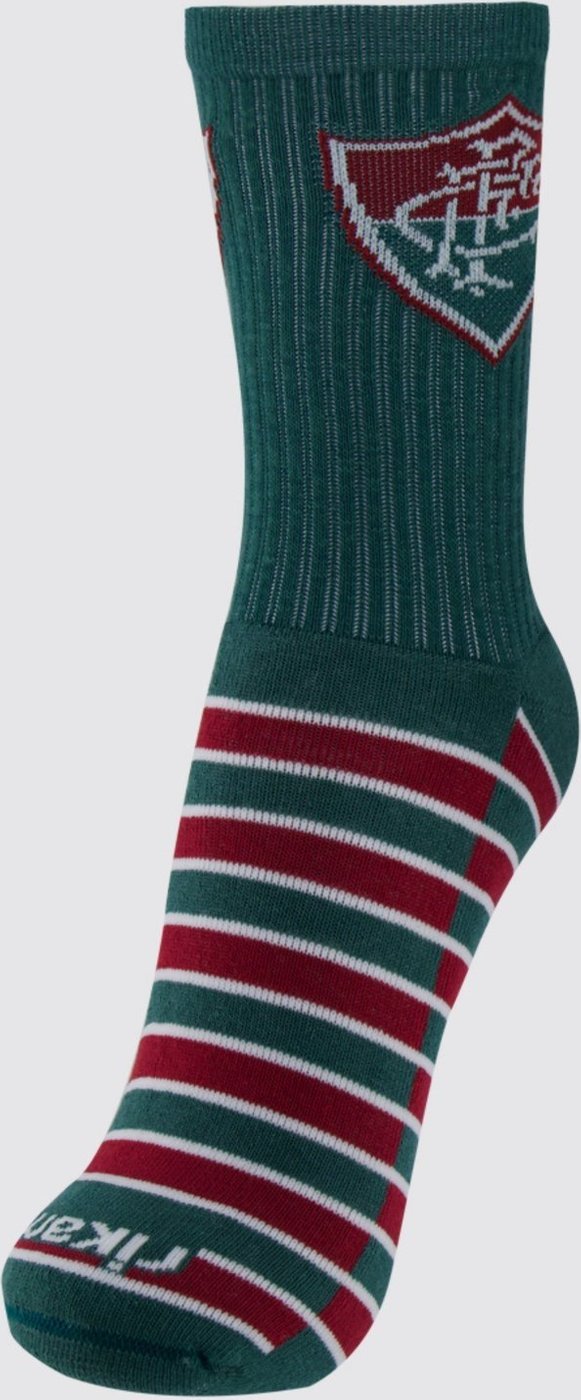 Imagem principal Meia Fluminense Esportiva Listrada Rikam verde Rikam verde