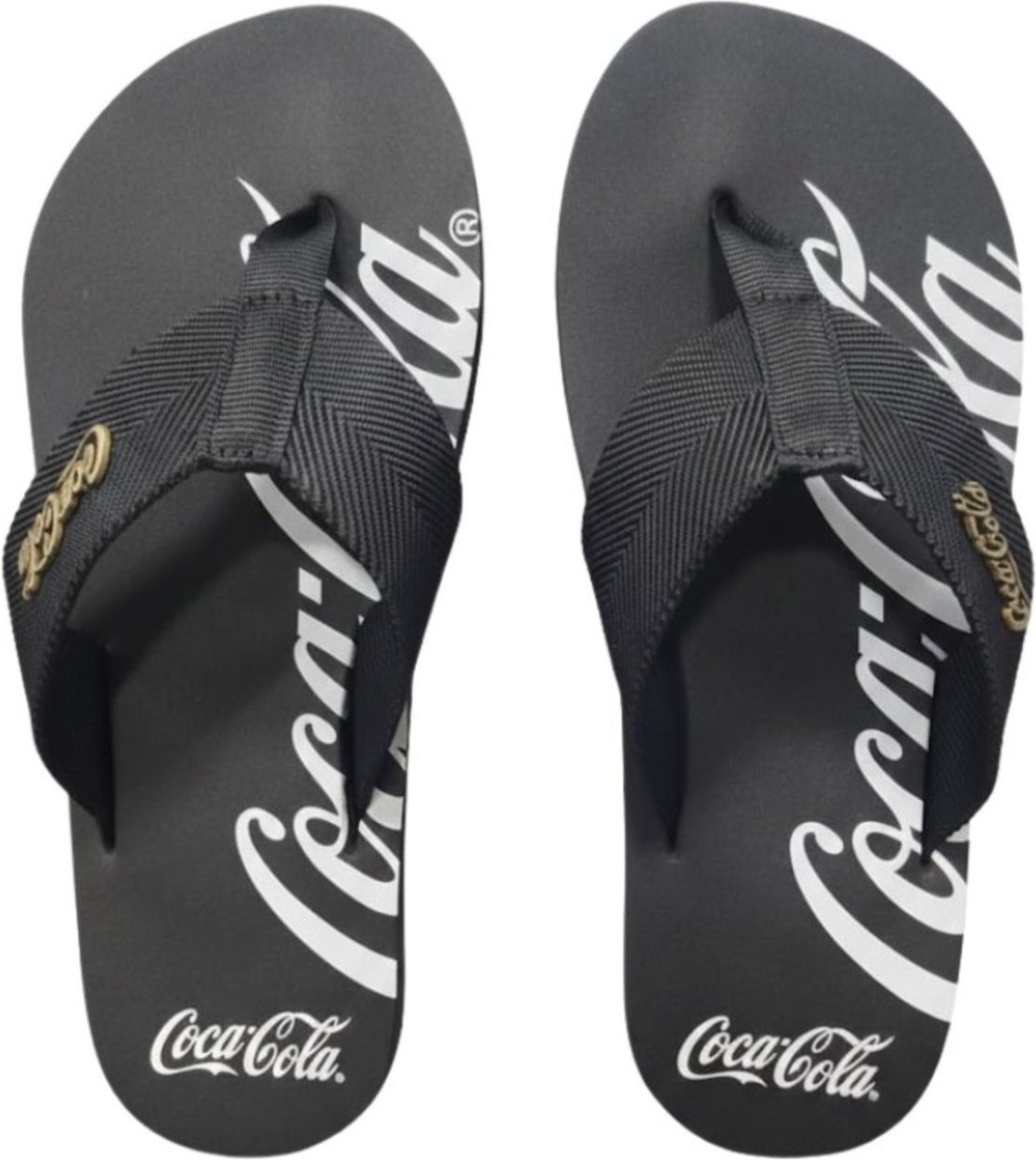 Imagem principal Chinelo Coca Cola Wave Spencerian Coca-Cola off-white Coca-Cola off-white