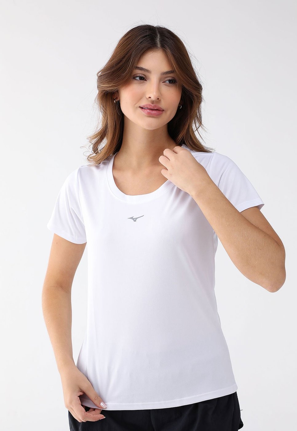 Camiseta Mizuno Reta Run Spark Branca