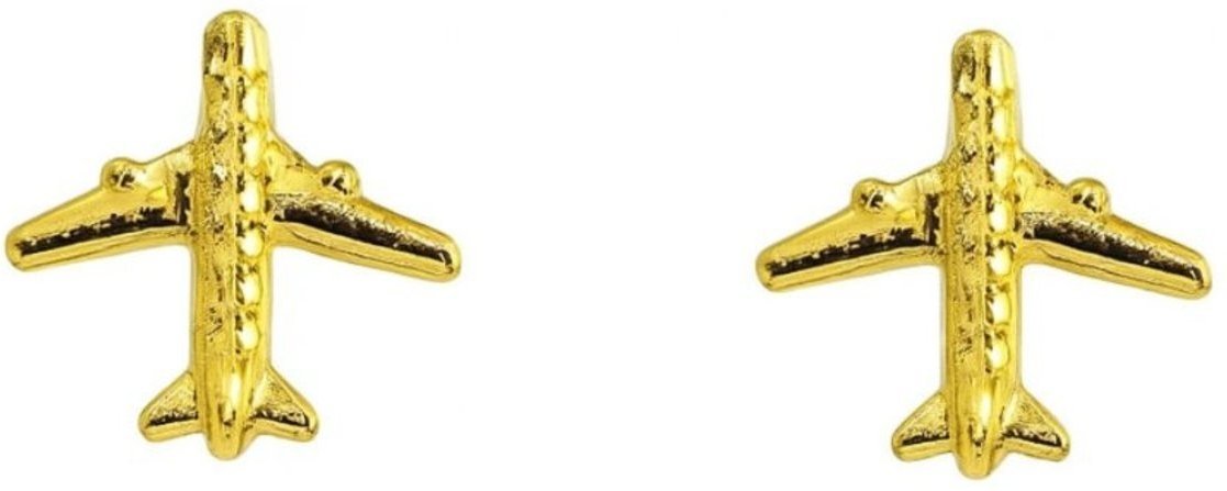 Imagem principal Brinco Vih Triny Aviãozinho Liso Banhado a Ouro prata Vih Triny prata