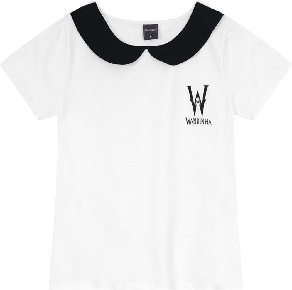 Imagem principal Infantil - Blusa menina da wandinha Brandili branco Brandili branco