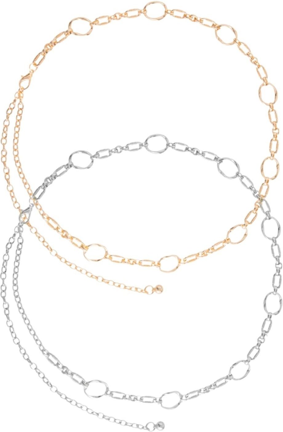 Cinto Via Lessa Goya Corrente Elos Prateado