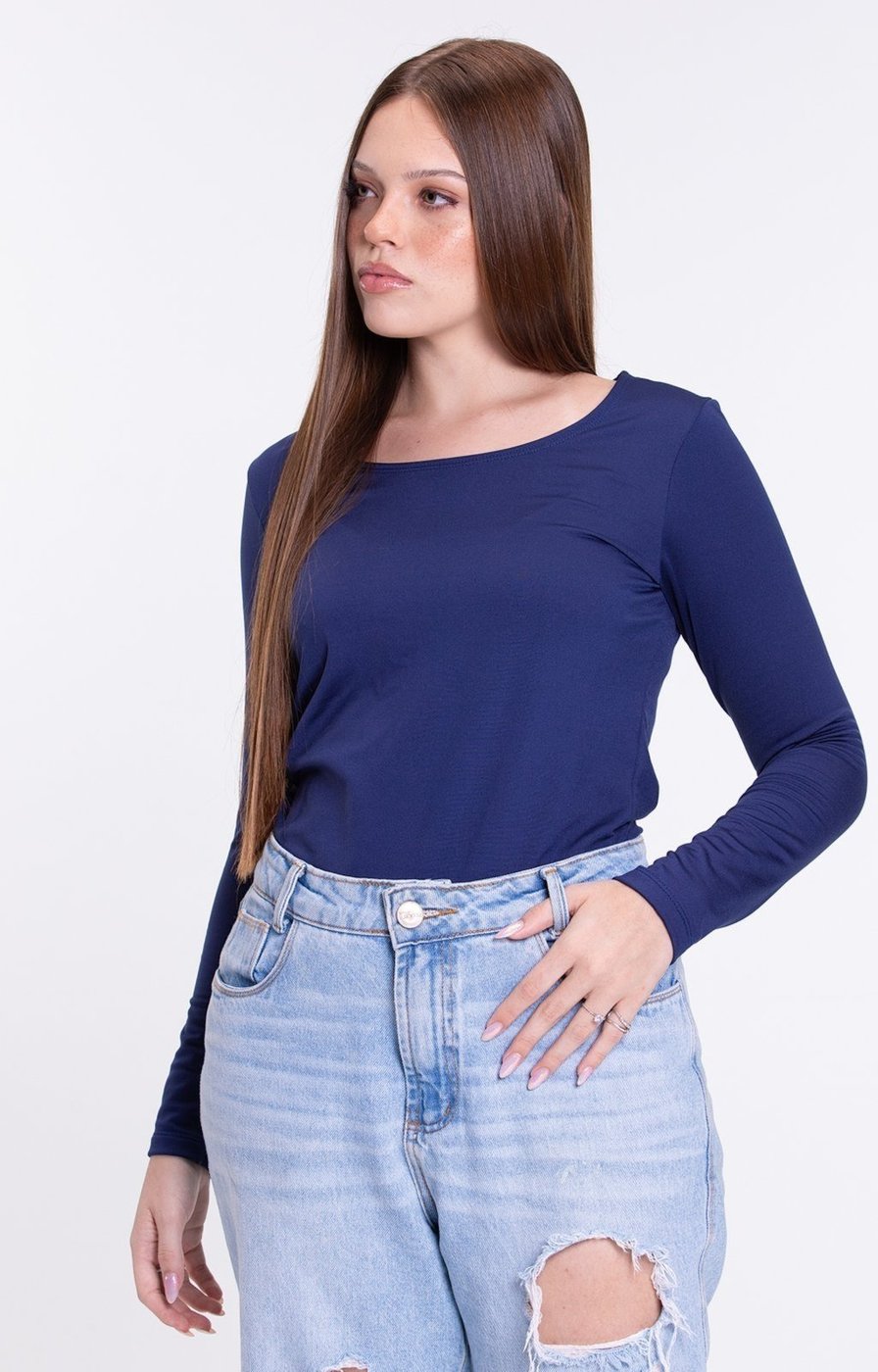 Imagem principal Infantil - Camiseta Adulto Térmico Feminino UV50+ Marinho VIDA COSTEIRA azul marinho VIDA COSTEIRA azul marinho