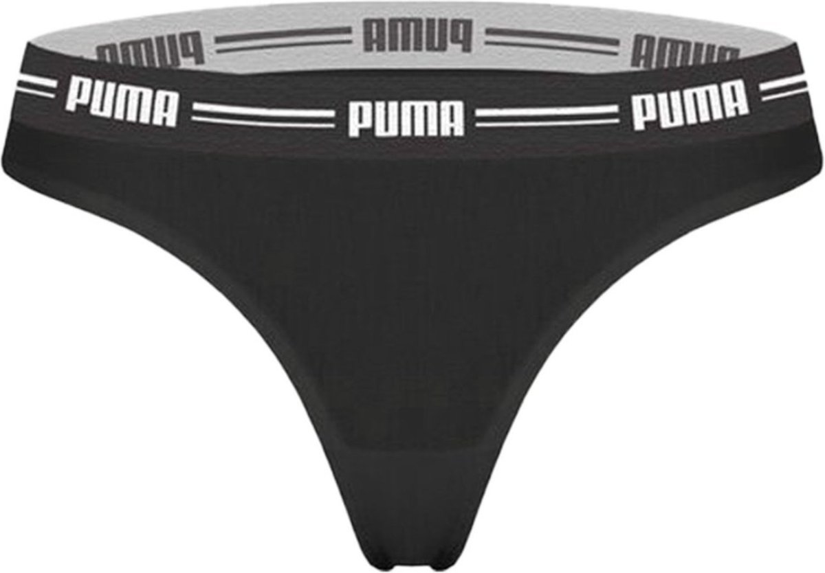 Imagem principal Calcinha Puma Fio Dental Feminina preto Puma preto