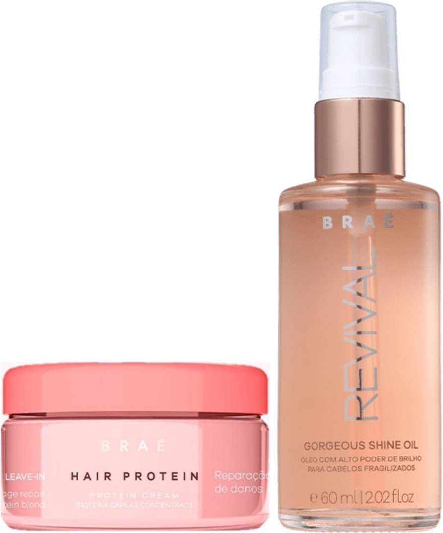 Imagem principal Kit Braé Hair Protein e Revival Shine Oil (2 produtos) multicolorido multicolorido