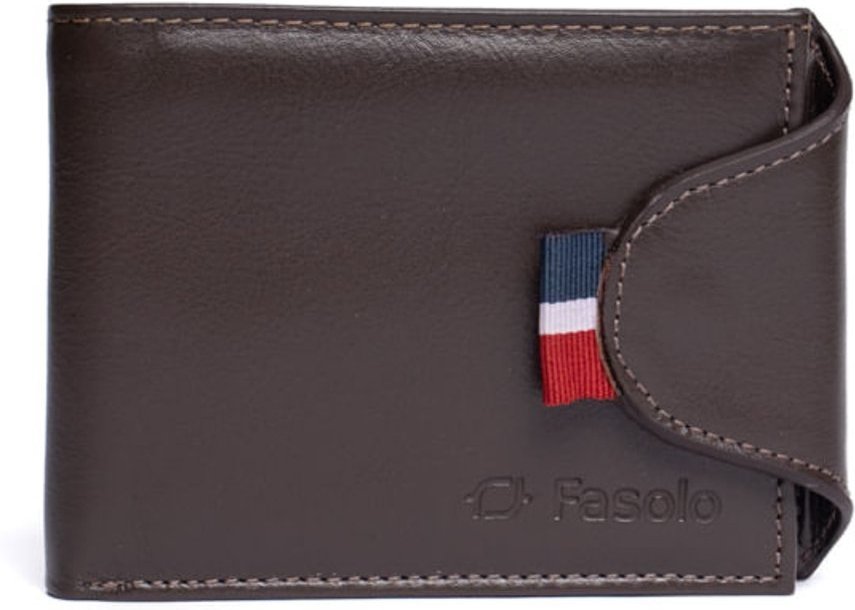 Imagem principal Carteira Masculina Fasolo Couro K900035 101 café Fasolo café