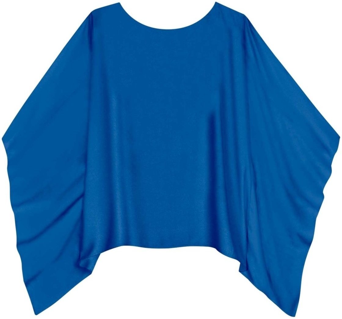 Imagem principal Blusa Ampla Alongada De Mangas Longas Lez a Lez azul Lez a Lez azul