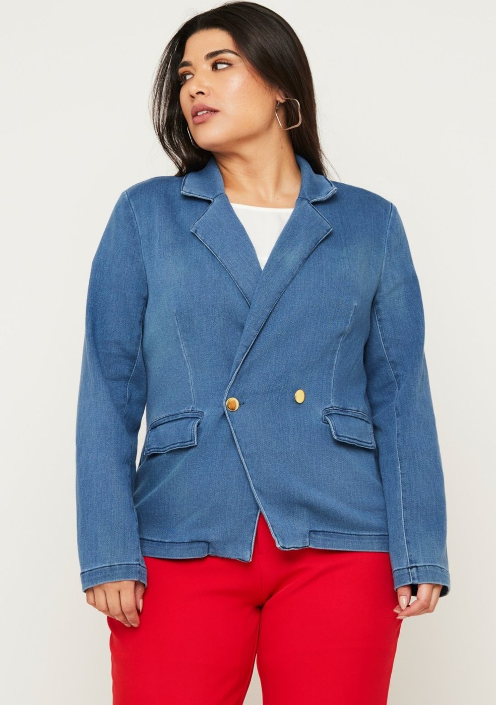 Blazer Moletinho Delavê Miss Joy 7596 Feminino