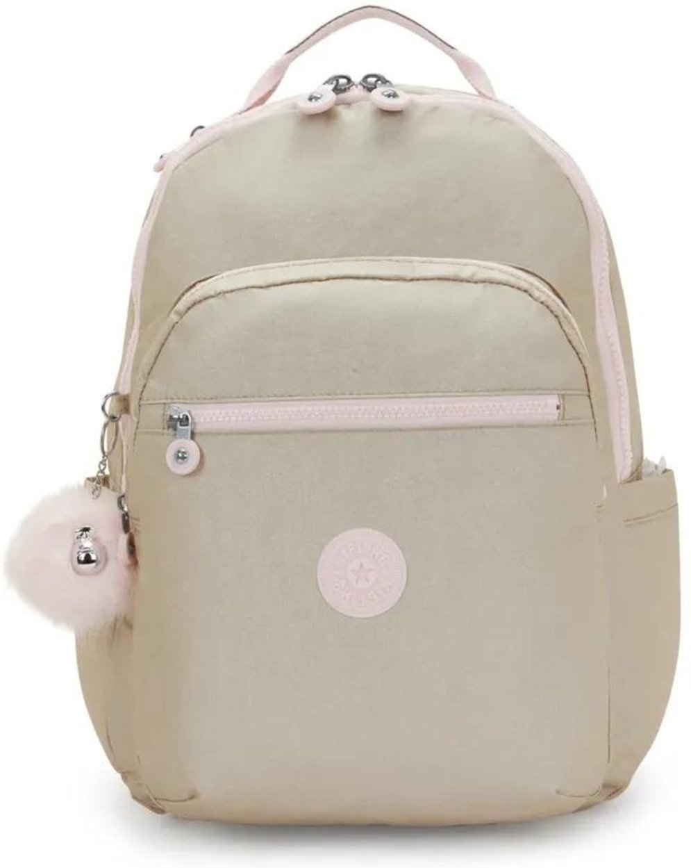 Imagem principal Mochila Kipling Seoul Gold Shimmer Feminino Dourado dourado gold Kipling dourado gold