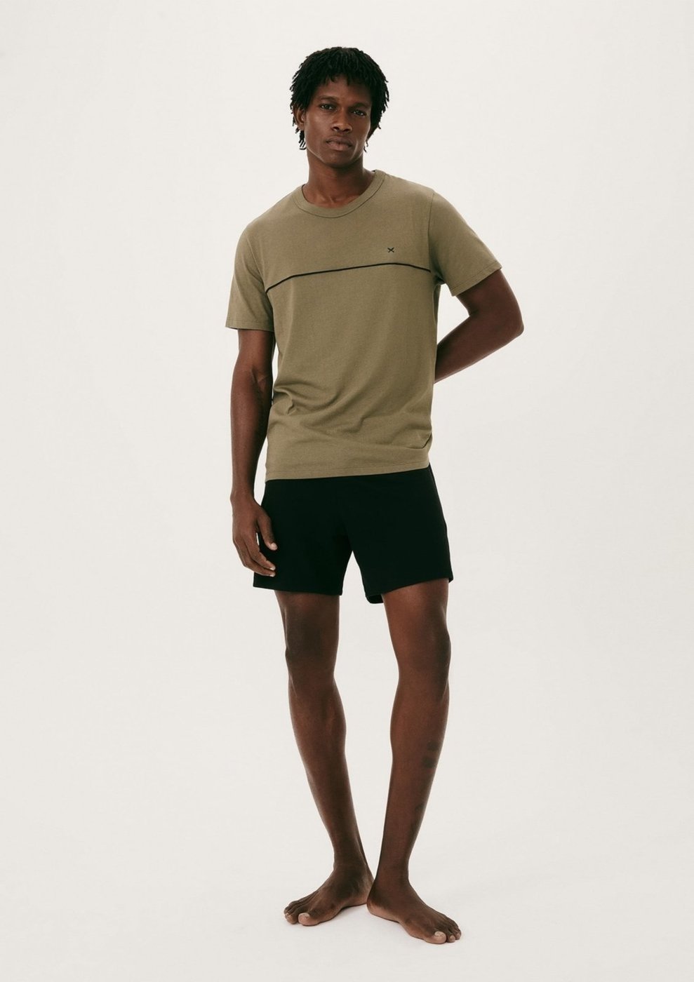 Imagem principal Pijama Masculino Curto Em Algodão Hering HERING INTIMATES verde HERING INTIMATES verde