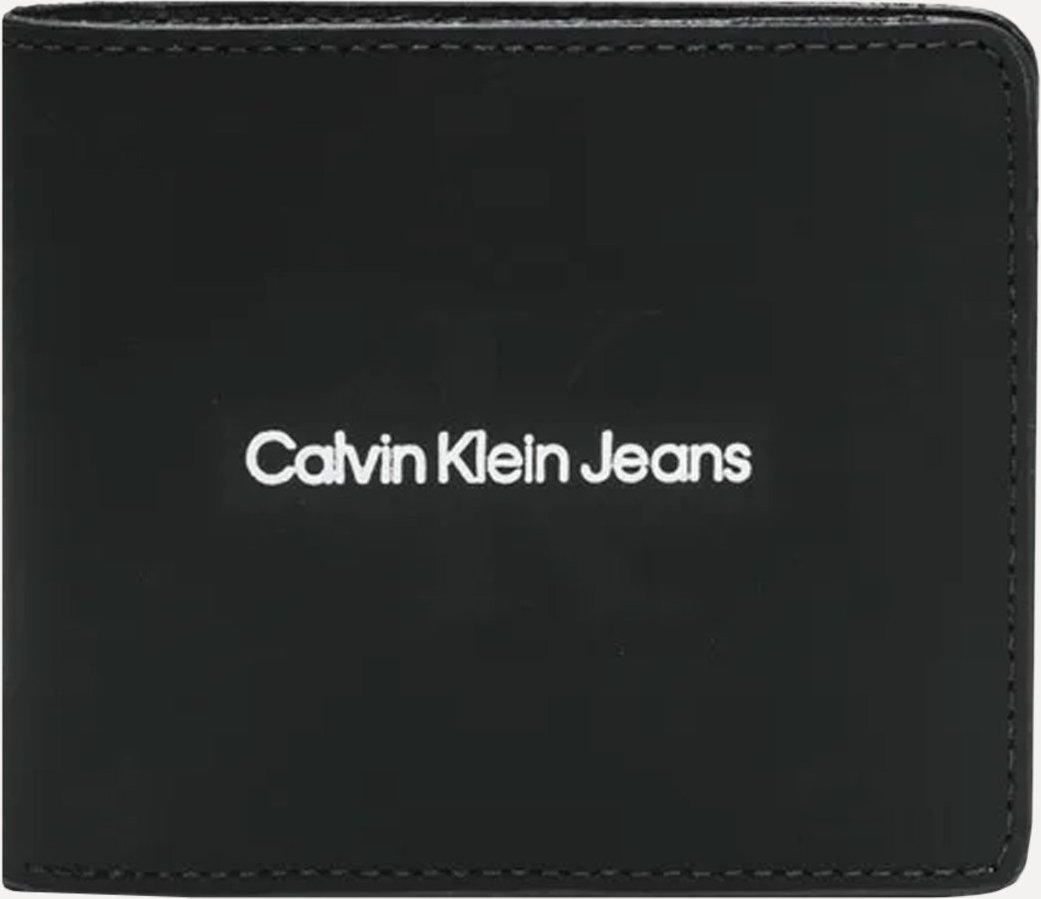 Imagem principal Carteira Calvin Klein Masculina Couro Re Issue Stripe Preta preto Calvin Klein preto