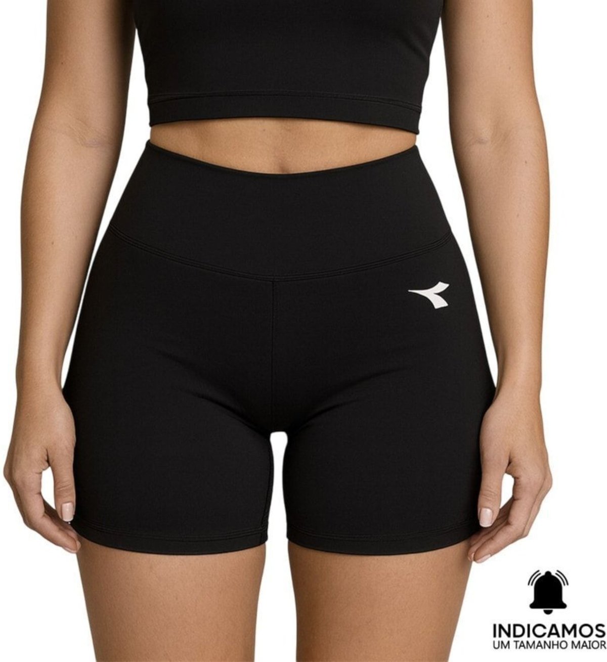 Bermuda de Compressão Diadora Small Logo Feminina