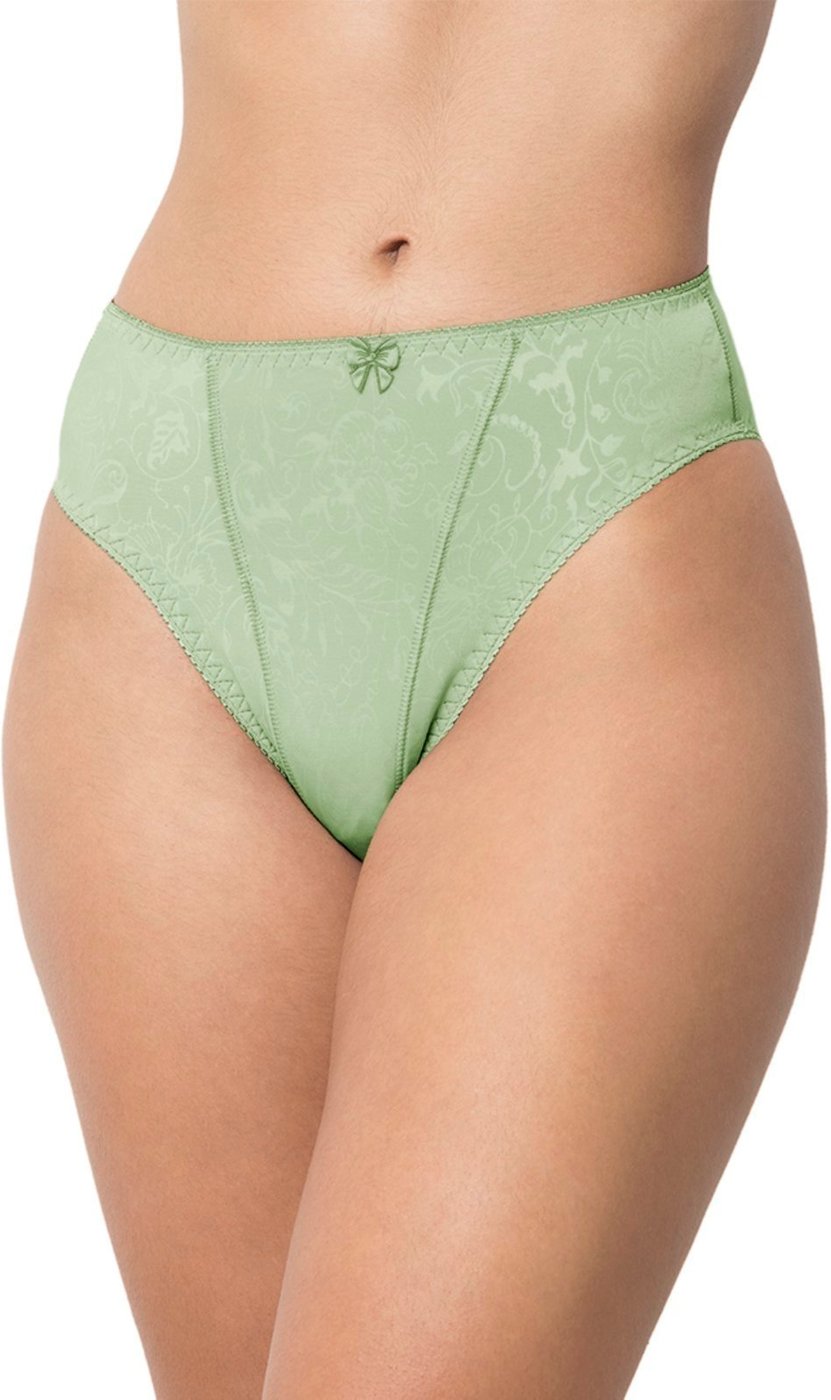Imagem principal Calcinha Gabi Lingerie Tanga Microfibra Confortável Cintura Média Menta verde Gabi Lingerie verde