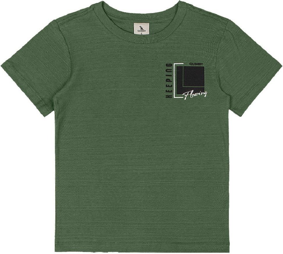 Imagem principal Infantil - Camiseta Algodão Flamê Estampado Quimby branco Quimby branco