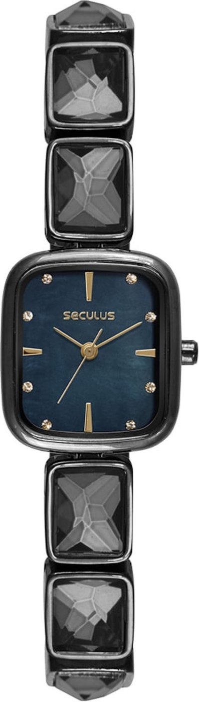Relógio Feminino Seculus com Pedras Cravejadas