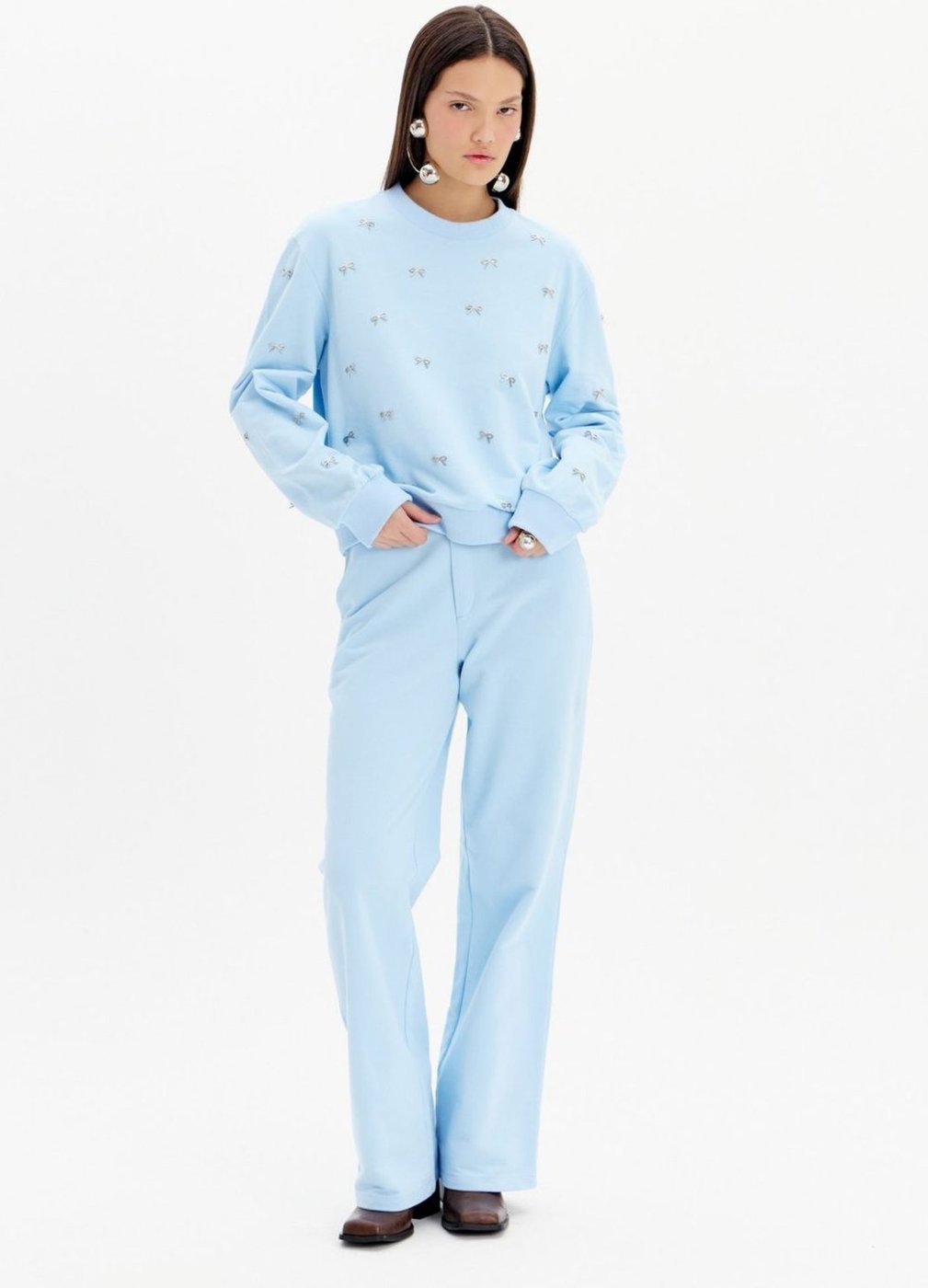 Calça Reta De Moletom