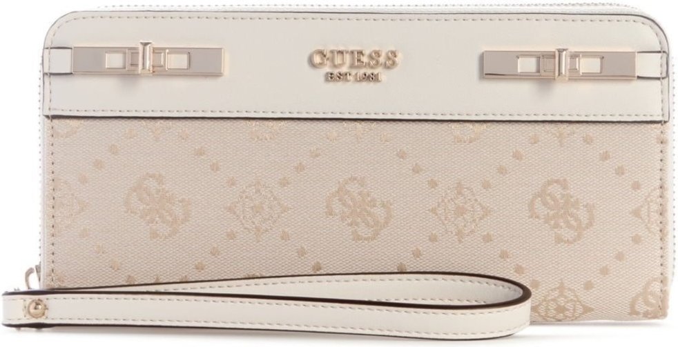 Imagem principal Carteira Guess Melinda Logo Slg Lrg Zip Arnd Off White Guess off-white white