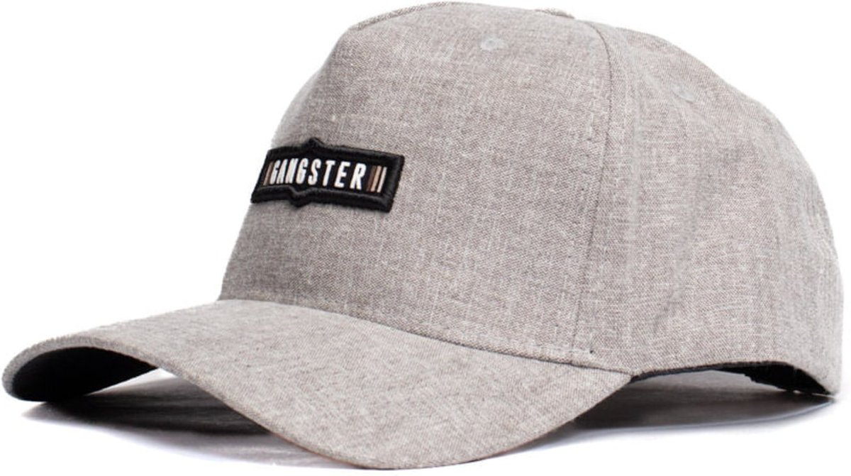 Boné Unissex Gangster Aba Curva Mescla