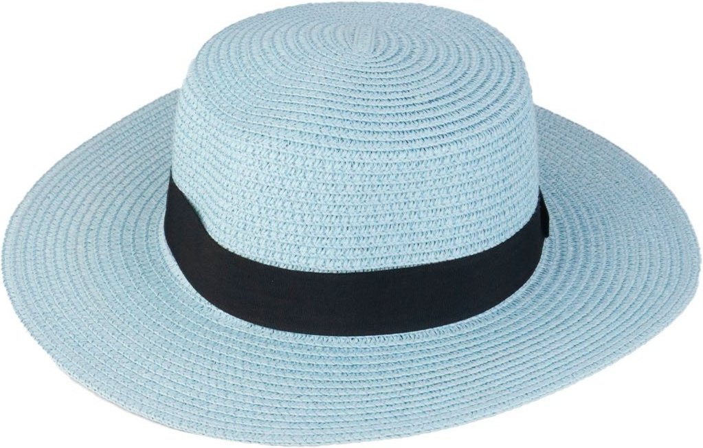 Chapéu de Palha Nua Duza com Faixa Preta Claro