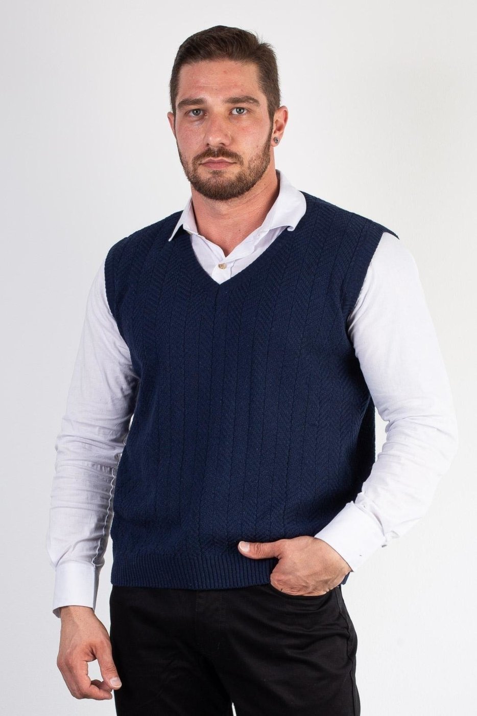 Imagem principal Colete Malha 50009 Enluaze azul marinho Enluaze azul marinho